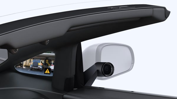 Automotive-interior-side-mirror-replacement-display