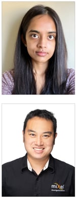 Sriraksha Vijayaraghavan and Justin Endo
