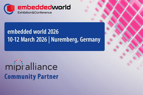 MIPI at embedded world 2026