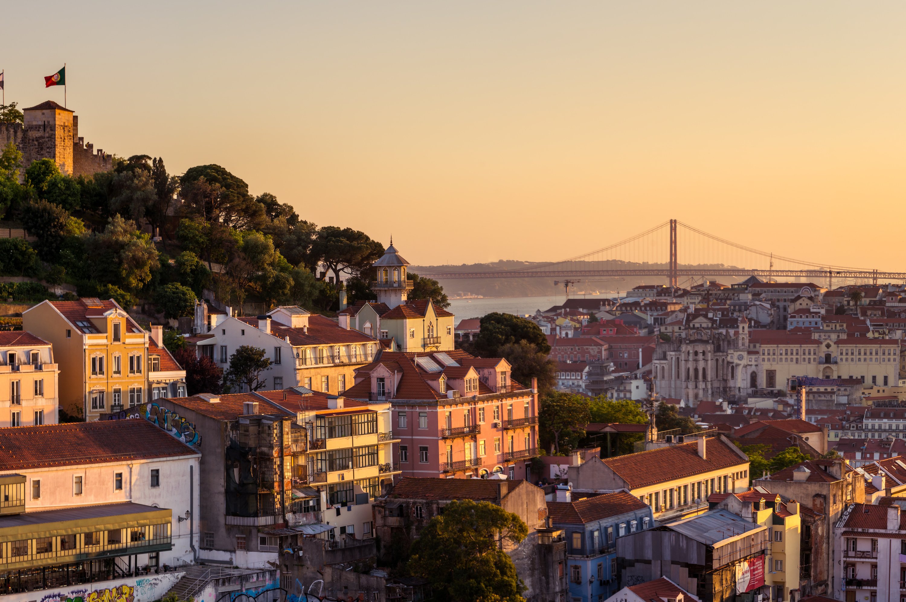 Lisbon Skyline edit further