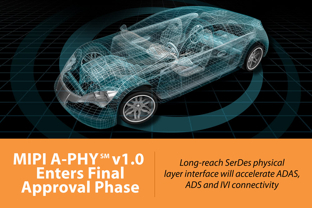 MIPI A-PHY has entered the final approval phase