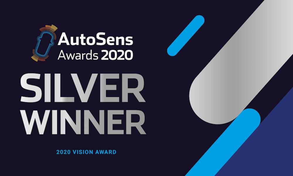 AutoSens 2020 Silver Vision Award winner graphic