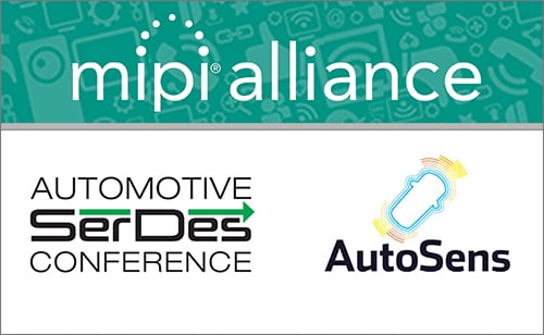 MIPI Alliance to speak at Automotive SerDes Conference and AutoSens Detroit Conference