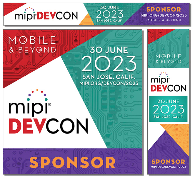 MIPI DevCon 2023 Sponsor Graphics