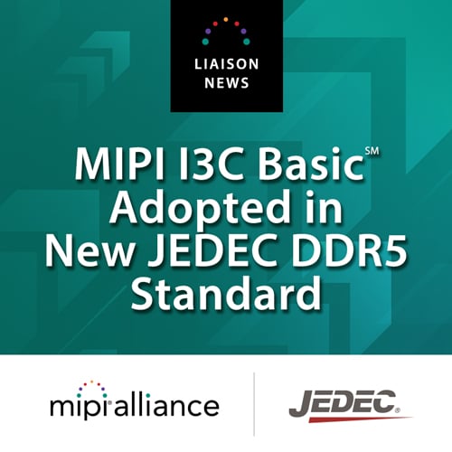 MIPI I3C Basic Adopted in JEDEC DDR5 Standard