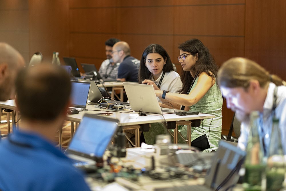 A scene from the June 2022 I3C Interop event in Munich